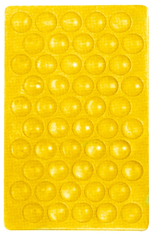 gommino adesivo in pvc 50 pz  mm. 7x1,5 cod:ferx.vit21058