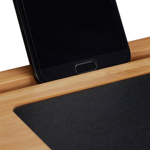 Tavolino per laptop con tappetino per mouse in bambù 13_0002710