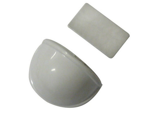 fermaporte magnetico adesivo blister 1 pz  bianco cod:ferx.vit28739