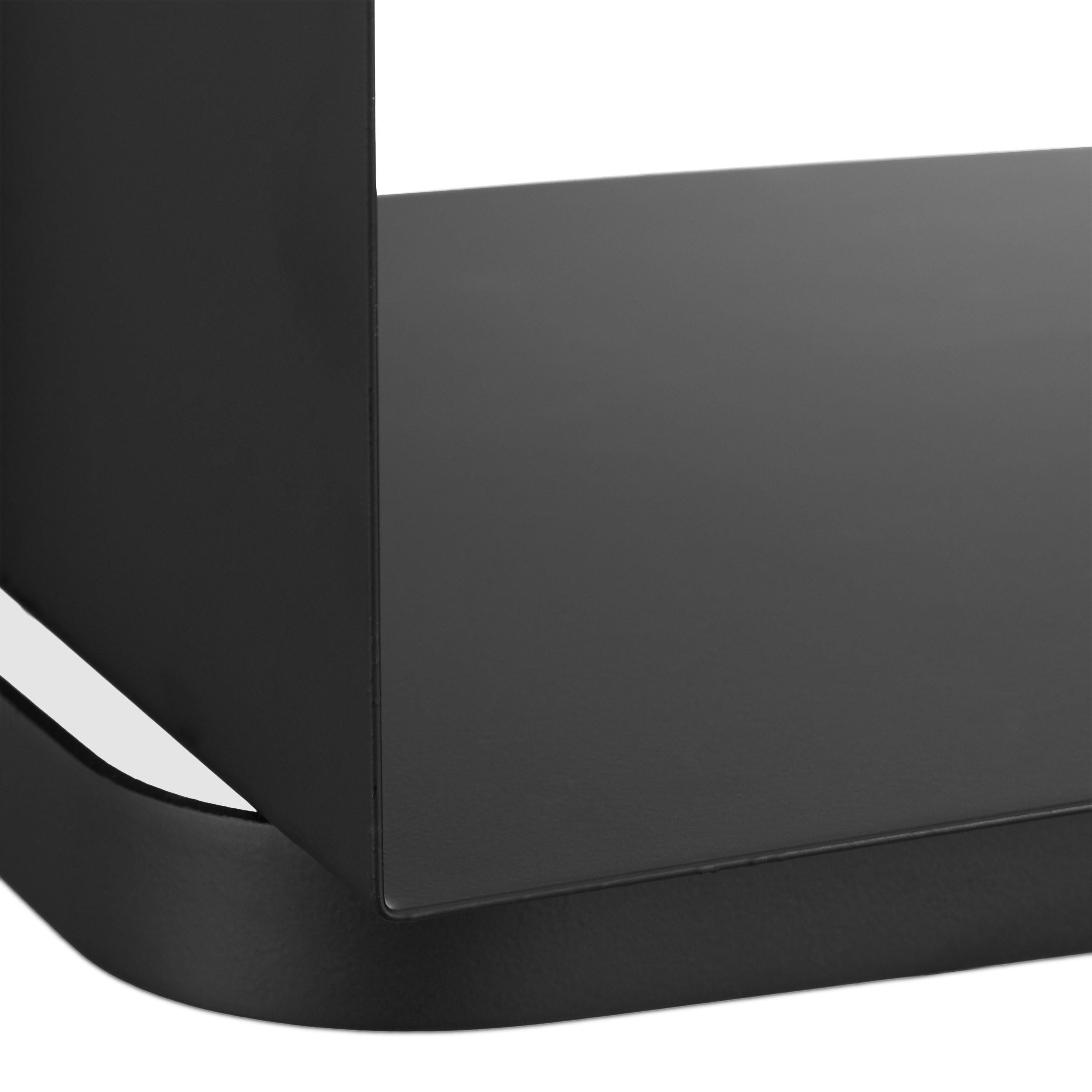 Cesto porta legna porta legna in acciaio con manico nero 13_0002178