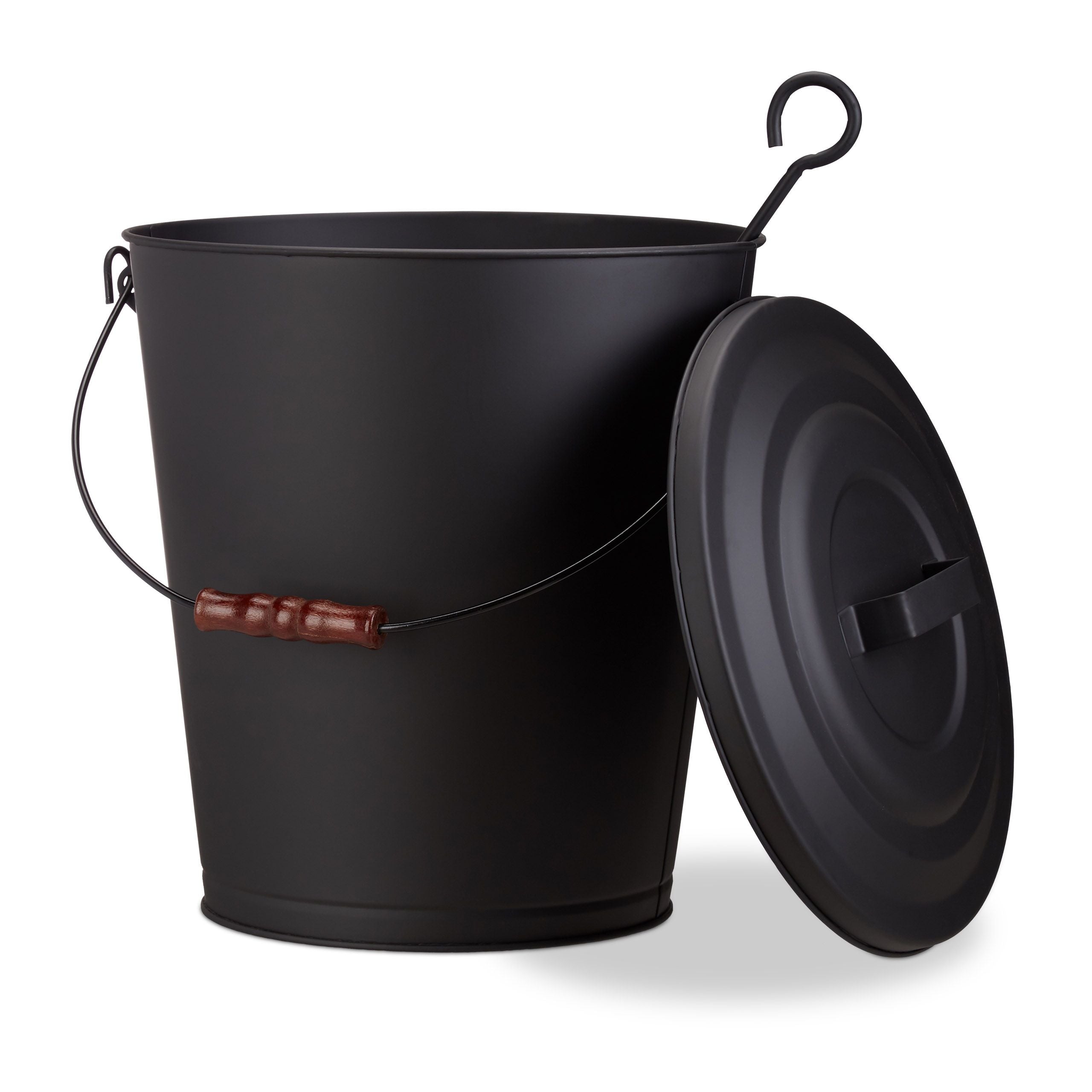 Contenitore per cenere da cucina con coperchio in acciaio 13_0002311