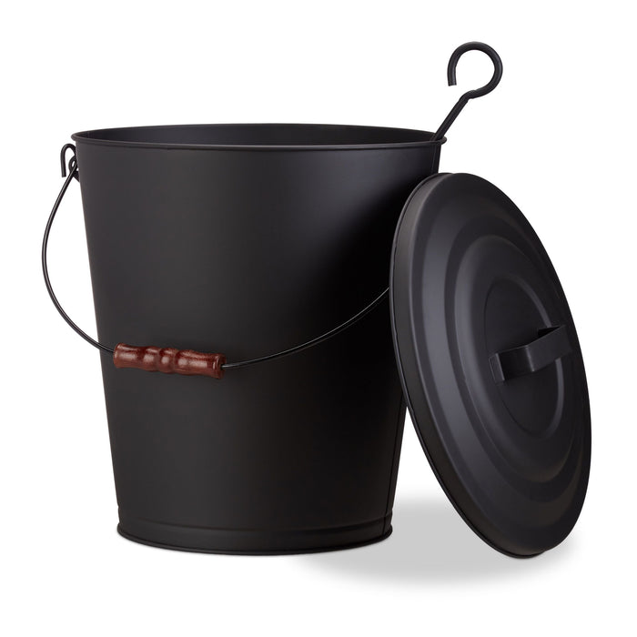 Contenitore per cenere da cucina con coperchio in acciaio 13_0002311