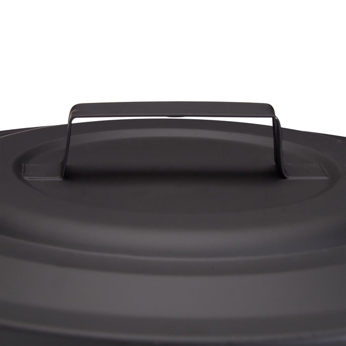 Contenitore per cenere da cucina con coperchio in acciaio 13_0002311