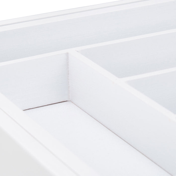 Portaposate con scomparti modulari estensibili bambù bianco 13_0002374