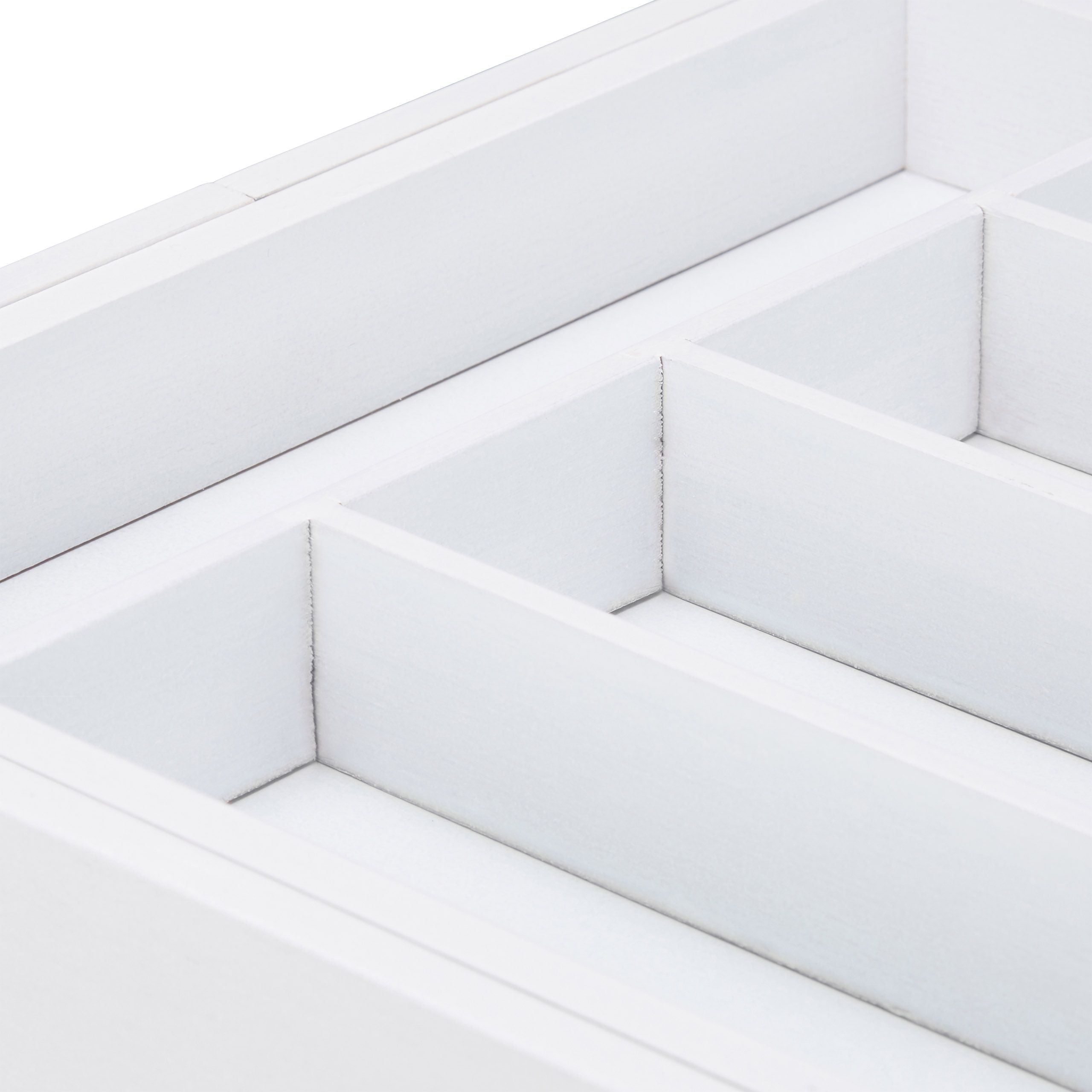 Portaposate estensibile in bambù bianco 13_0002372