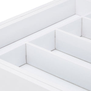 Portaposate estensibile in bambù bianco 13_0002372