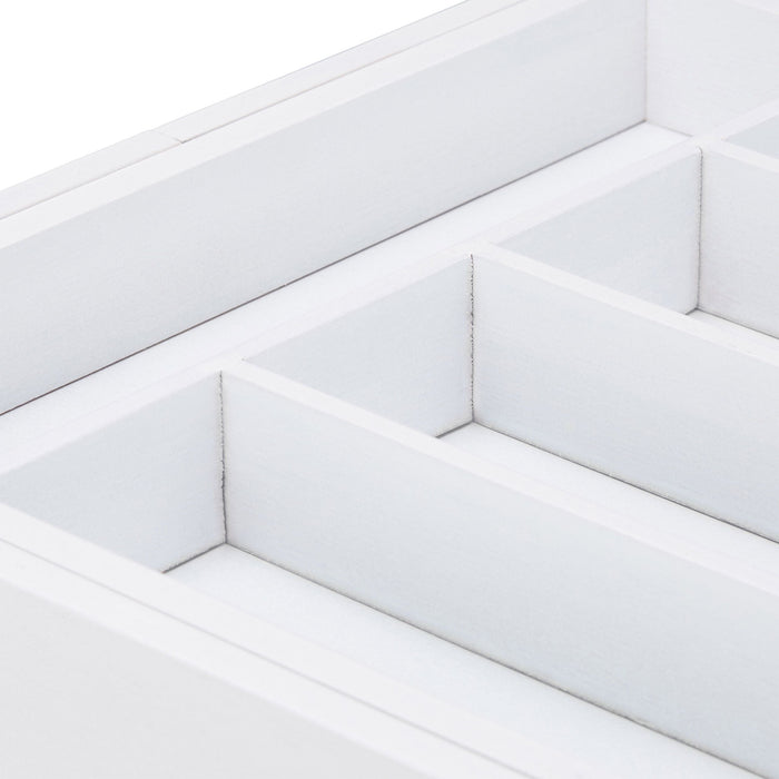 Portaposate estensibile in bambù bianco 13_0002372