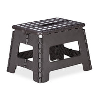 Sgabello pieghevole trasportabile M 120 kg nero 13_0002800