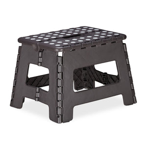 Sgabello pieghevole trasportabile M 120 kg nero 13_0002800