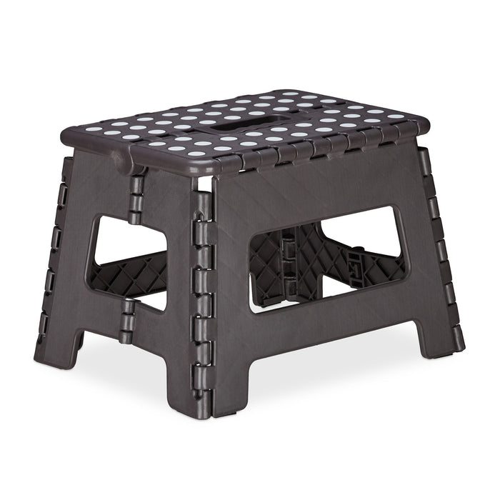 Sgabello pieghevole trasportabile M 120 kg nero 13_0002800