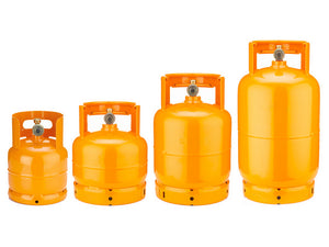 bombola per gas vuota con rubinetto kg. 3 (lt. 7) cod:ferx.vit37775