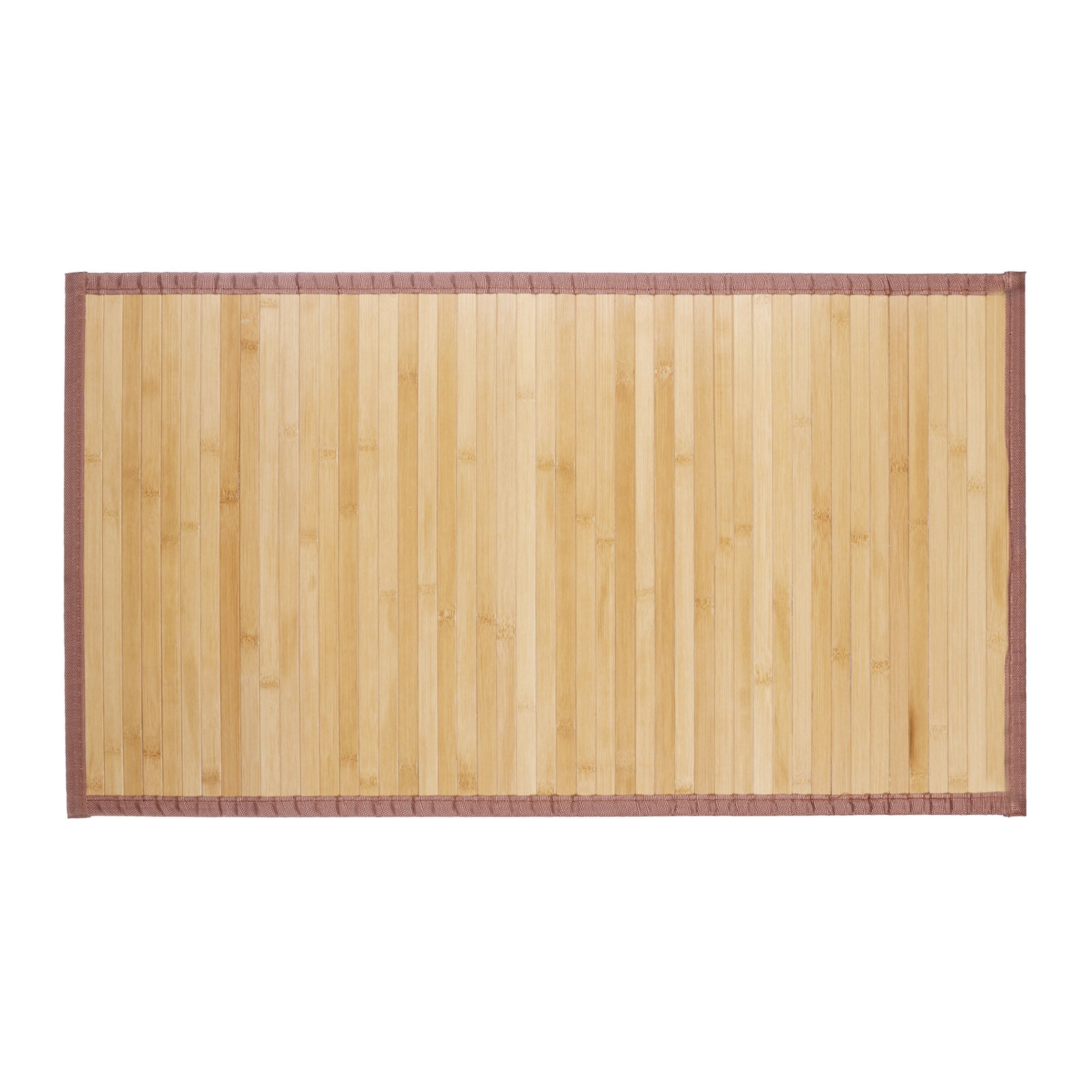 Tappetino uscita vasca doccia 80 x 45 cm bambù 13_0002845