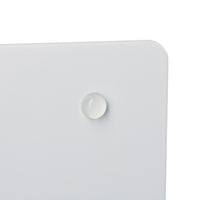 Porta asciugamani da terra 88 cm design moderno in acciaio bianco 13_0002278