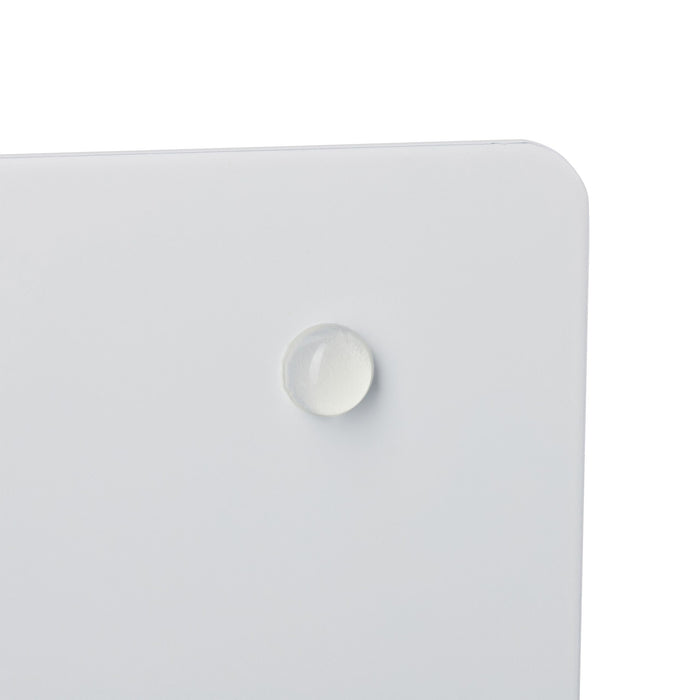 Porta asciugamani da terra 88 cm design moderno in acciaio bianco 13_0002278