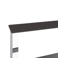 Porta asciugamani da terra 82 cm cromo e antracite 13_0002267