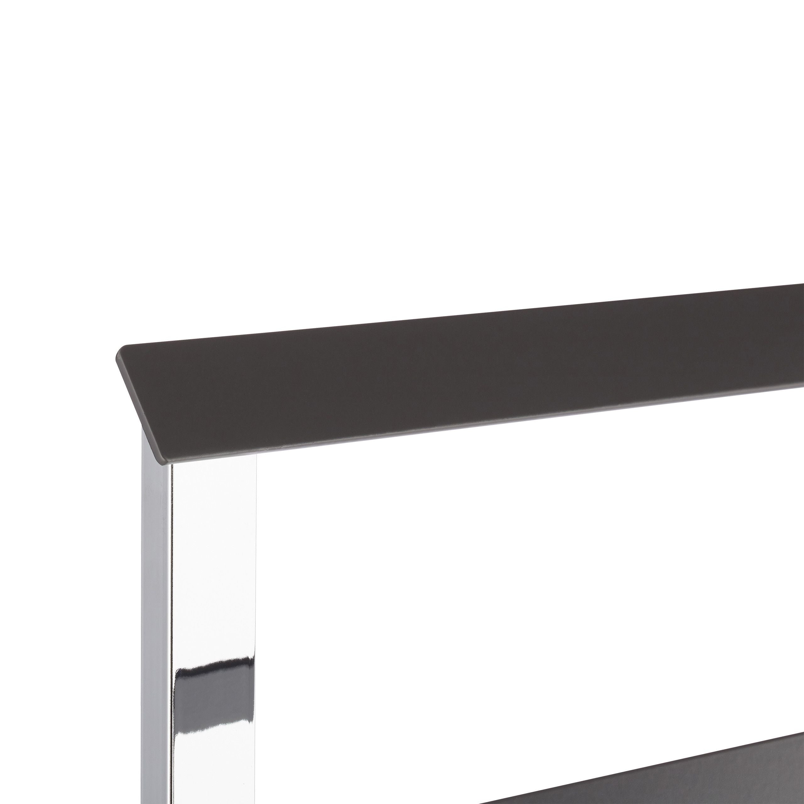 Porta asciugamani da terra 82 cm cromo e antracite 13_0002267