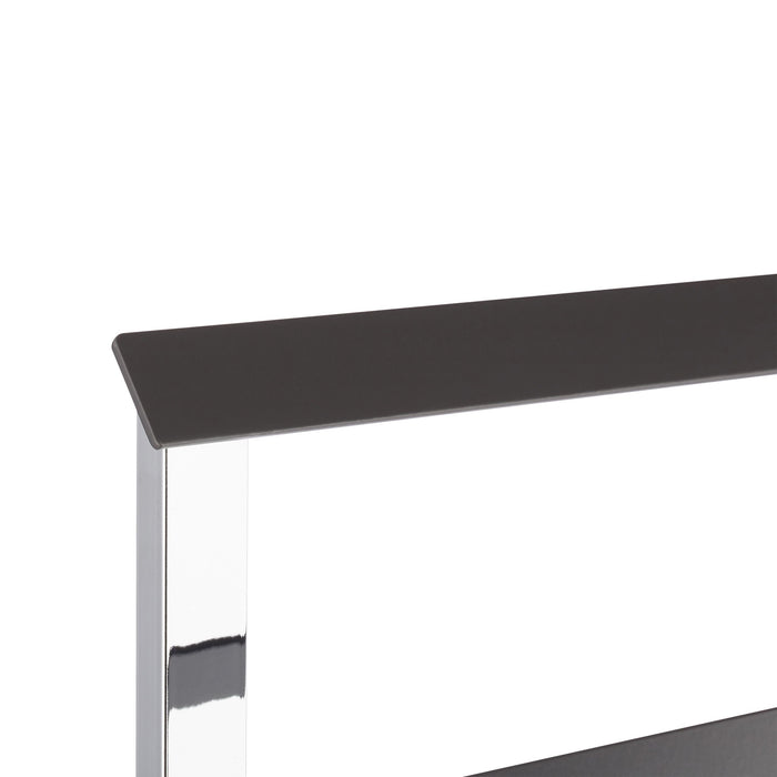 Porta asciugamani da terra 82 cm cromo e antracite 13_0002267