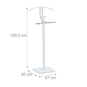 Servomuto cm 109,5 in acciaio e legno bianco 13_0002915