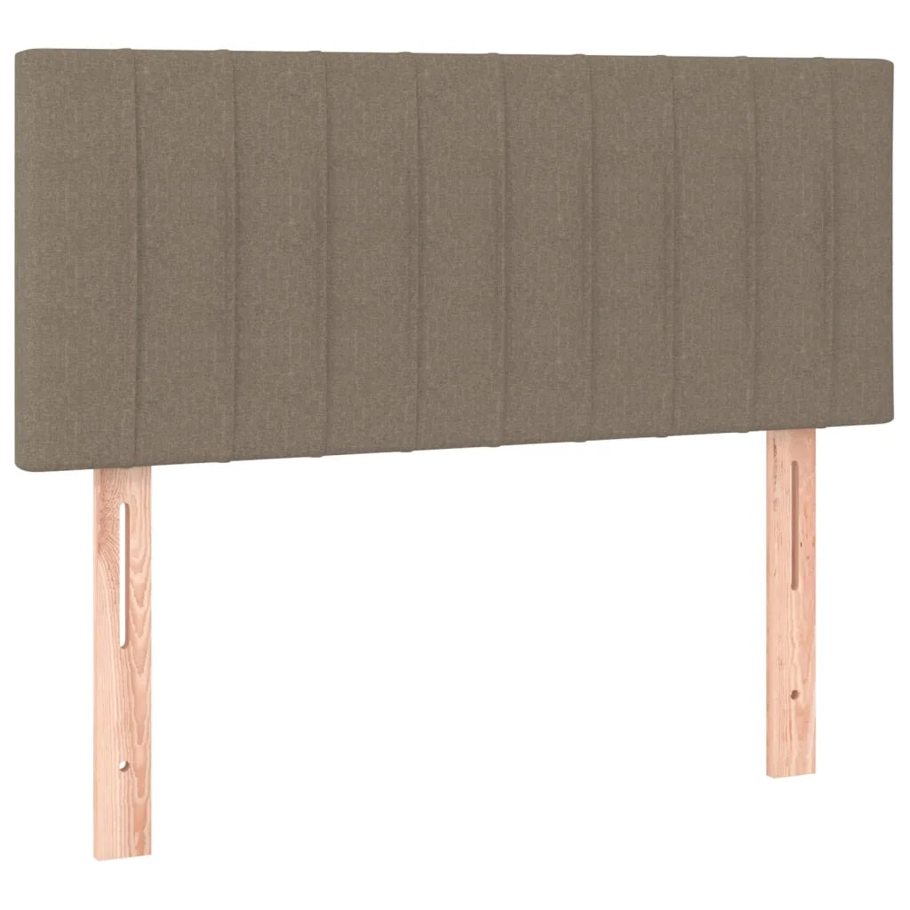Giroletto a Molle con Materasso Tortora 90x190 cm in Tessuto