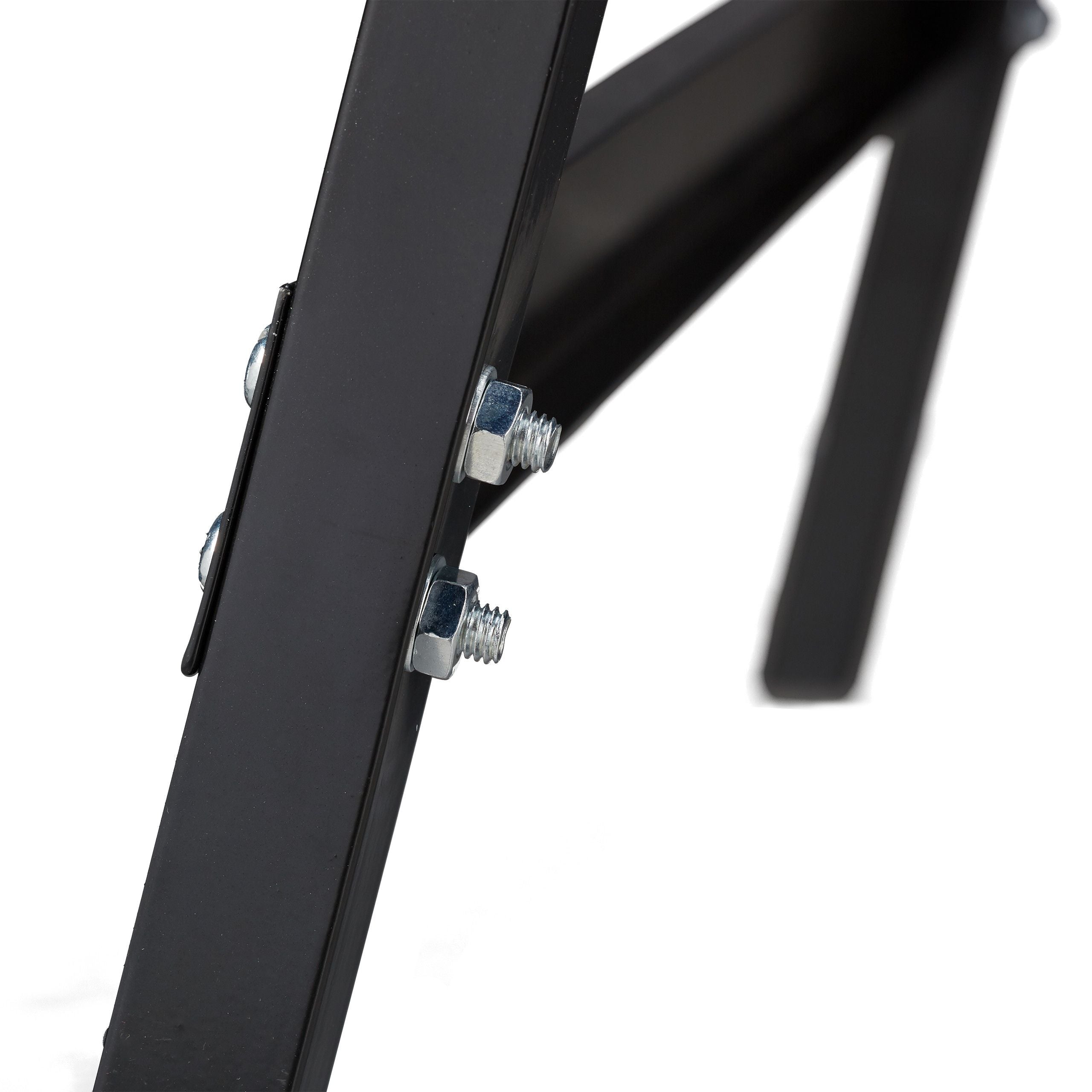 Set di due cavalletti in acciaio 100 kg nero 13_0002897