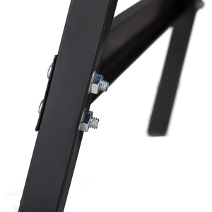 Set di due cavalletti in acciaio 100 kg nero 13_0002897