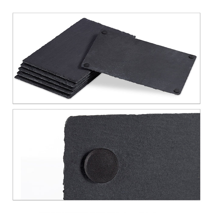 Set 6 piatti 30x20 cm in ardesia antracite 13_0000306