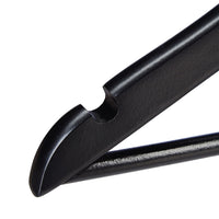 Set di 20 grucce in legno croci vestiti bambino bambino gancio girevole tacche nere metallo nero 20 13_0000759