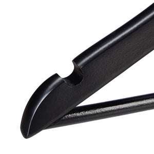 Set di 20 grucce in legno croci vestiti bambino bambino gancio girevole tacche nere metallo nero 20 13_0000759