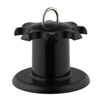 Espositore portaspezie rotante 8 vasi trasparenti e neri 13_0002344