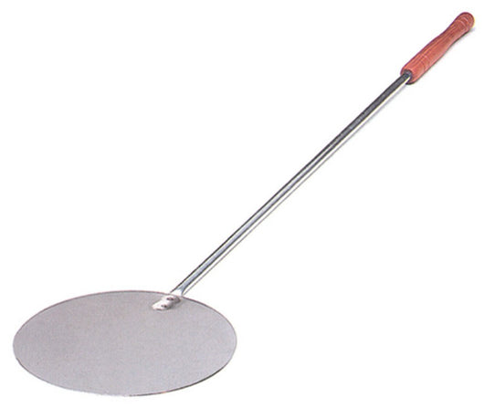 pala per pizza inox tonda con manico ï cm. 32 - cm. 150 cod:ferx.vit25566