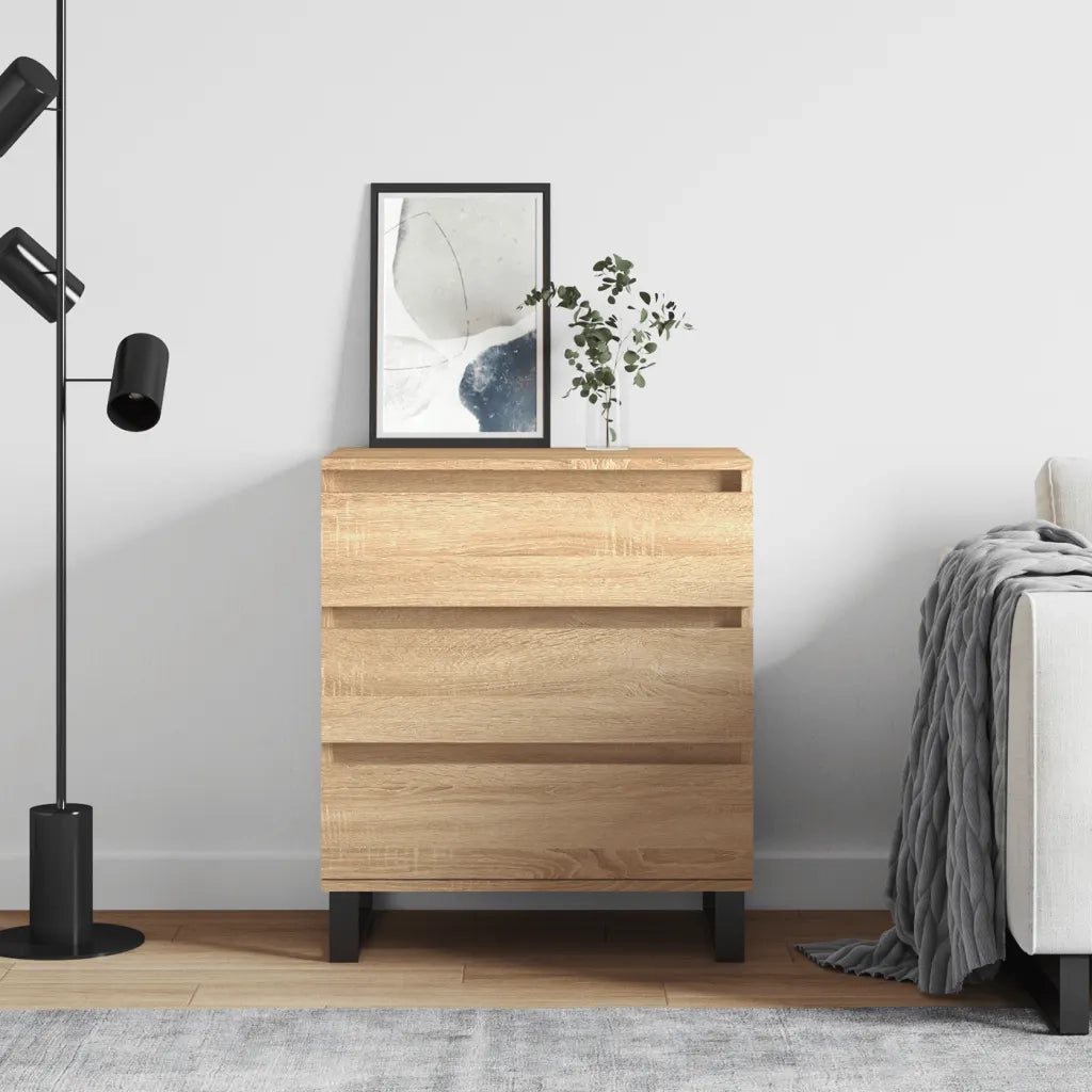 Credenza Rovere Sonoma 60x35x70 cm in Legno Multistrato 827191