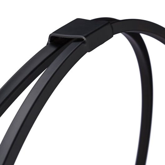 Portalegna in acciaio mensola circolare rotonda in legno nero 13_0002366