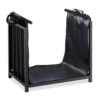 Supporto legna per camino in acciaio nero da 51 cm 13_0002543