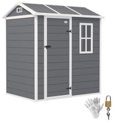 Casetta da Giardino ¨C Zephmum ¨C Grigio, Resina, 120x180x200