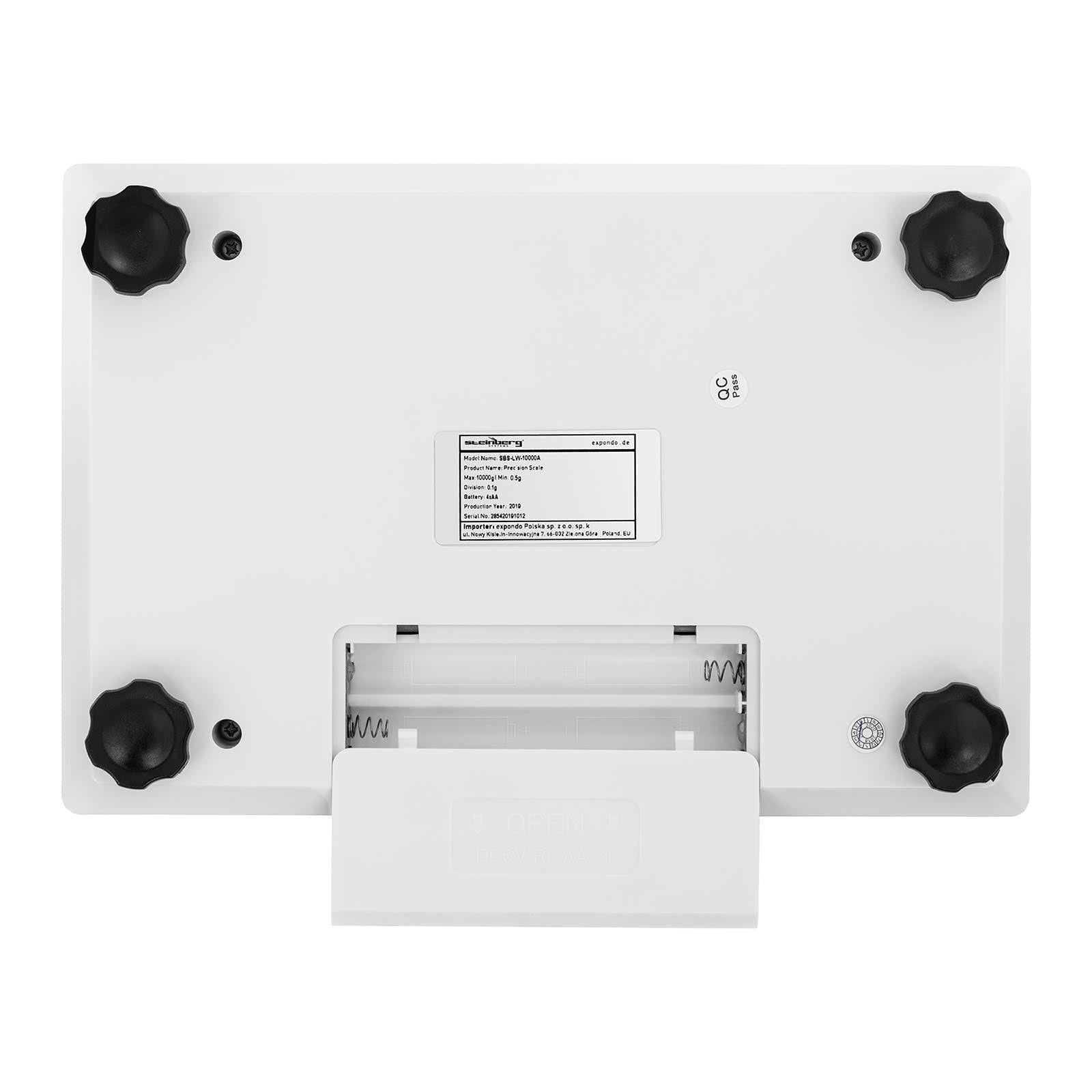 Bilancia da cucina professionale digitale di precisione da laboratorio 10.000 g/0,1 g 3414126