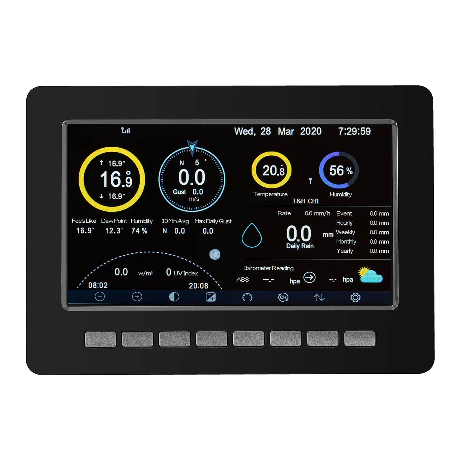 Stazione meteo connessa - LCD - 7