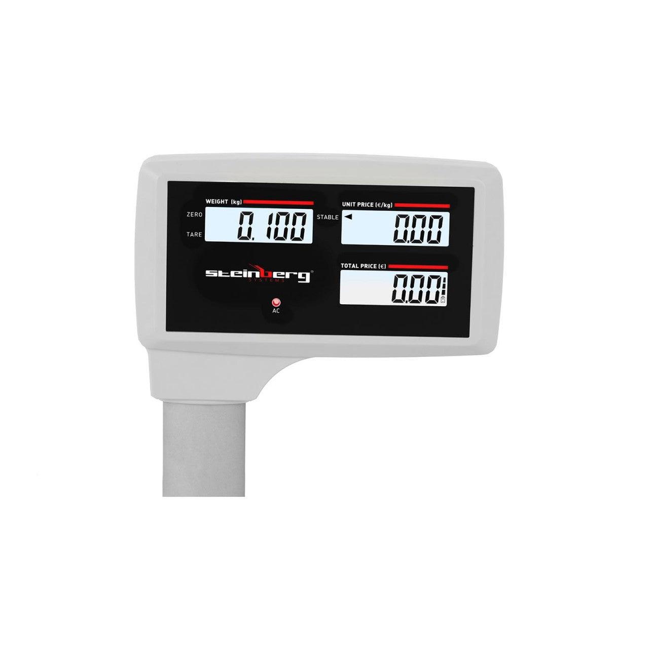 Bilancia di controllo 30 kg / 5 g - LCD - Display su treppiede 14_0000604