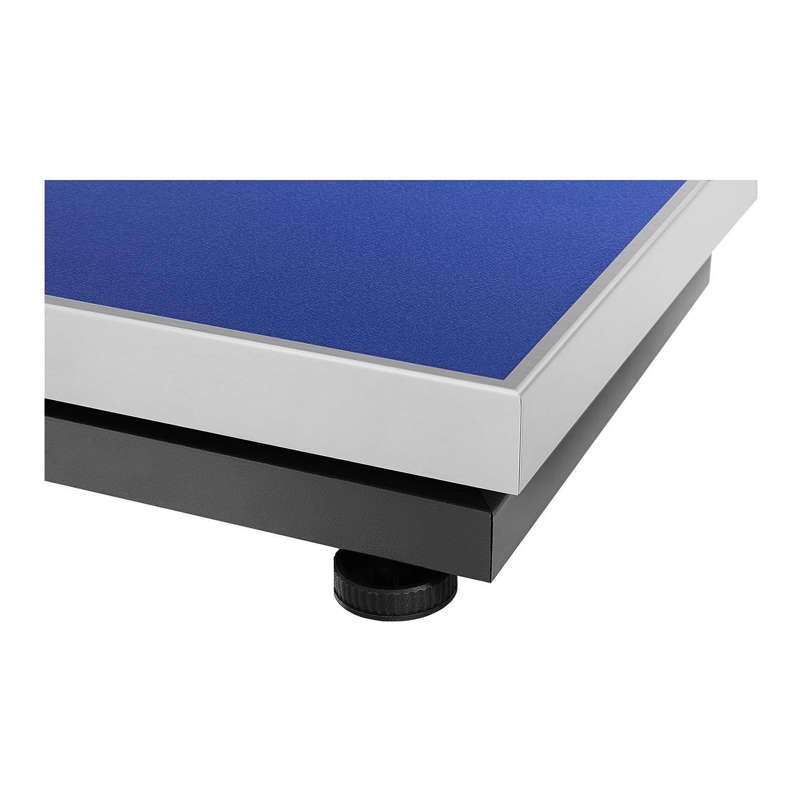 Bilancia a piattaforma 300 kg / 50 g - 50 x 40 cm acciaio inox 14_0000643