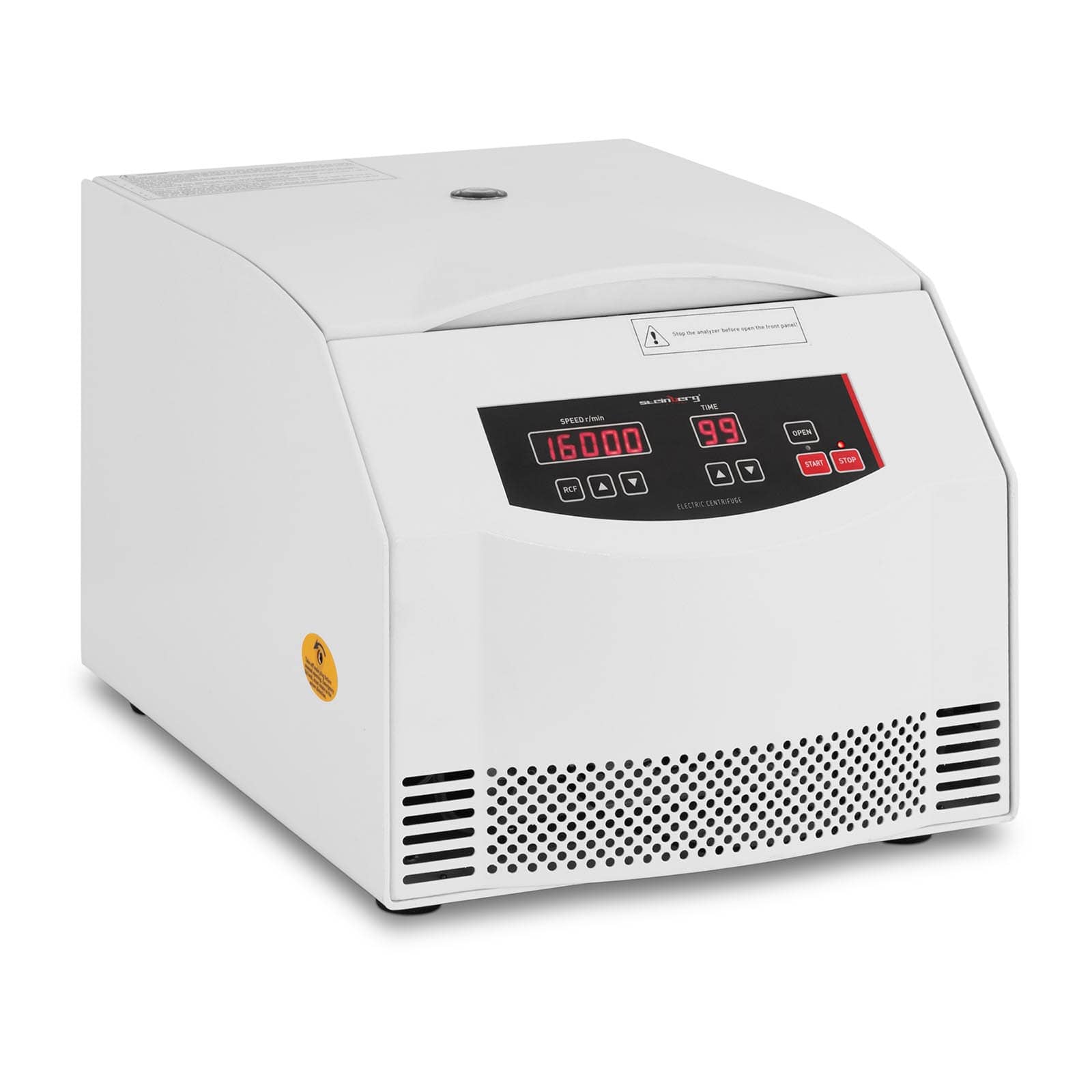 Minicentrifuga elettrica da laboratorio, tavolo da banco per biologia (500 w, 4 provette PCR da 0,2 ml, 300-16.000 giri/min, timer 0-99 min) 14_0005827