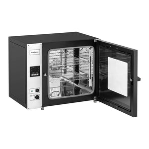 Forno di essiccazione per forno a convezione da banco da laboratorio (58 litri, 1.670 watt, 50-300 °C, protezione dal surriscaldamento, display LED, acciaio e acciaio inossidabile) 14_0005867