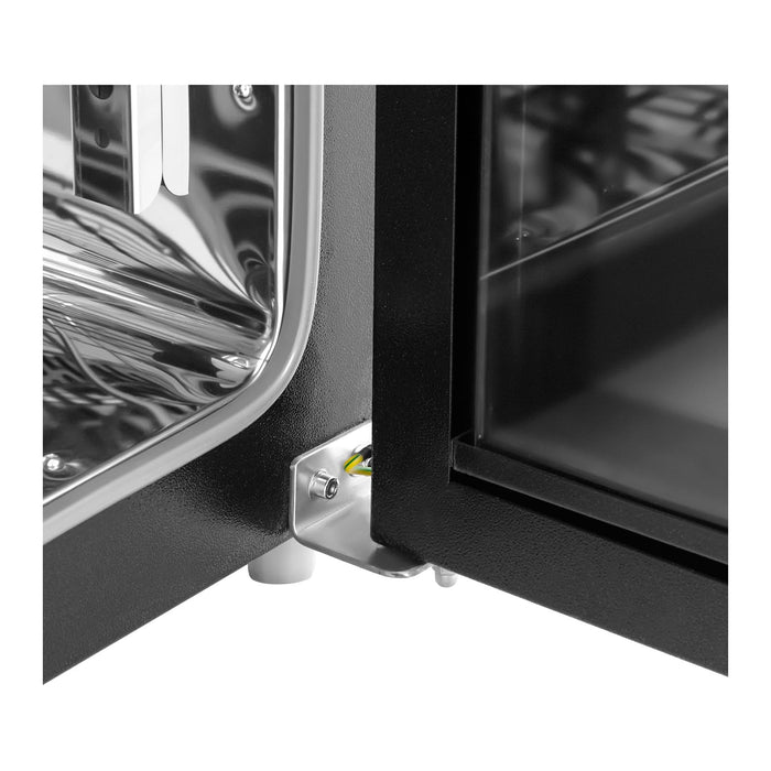 Forno di essiccazione per forno a convezione da banco da laboratorio (58 litri, 1.670 watt, 50-300 °C, protezione dal surriscaldamento, display LED, acciaio e acciaio inossidabile) 14_0005867