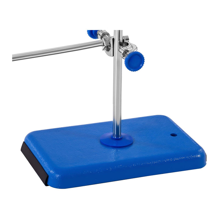 Supporto da laboratorio con pinza per buretta, 2 pinze e 3 anelli 14_0005773