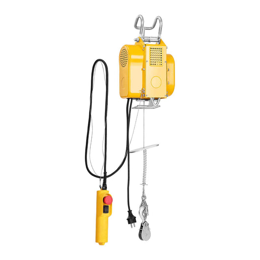 Paranco di sollevamento paranco elettrico paranco a fune (capacità di sollevamento: 600 kg, motore 1050 W, lunghezza cavo in acciaio: m) 14_0007139