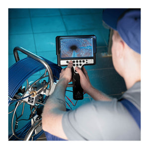 Telecamera per ispezione tubi telecamera endoscopica telecamera per ispezione tubi telecamera per tubi 60 m 42 LED schermo a colori TFT da 7 pollici 14_0005479