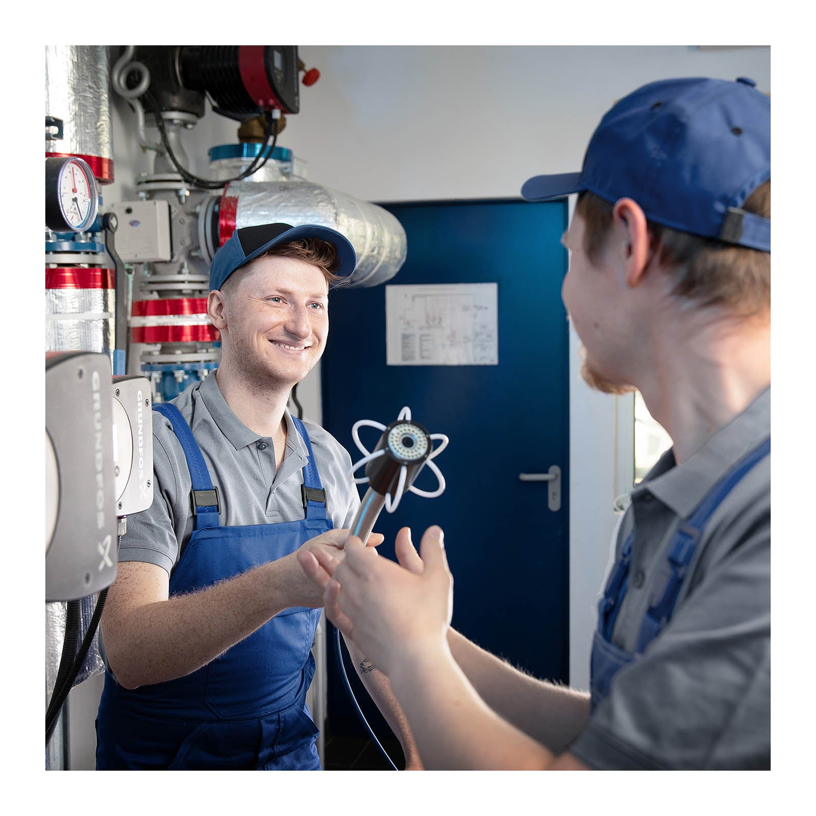 Telecamera per ispezione tubi telecamera endoscopica telecamera per ispezione tubi telecamera per tubi 60 m 42 LED schermo a colori TFT da 7 pollici 14_0005479