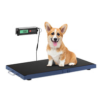 Bilancia veterinaria - 180 kg / 50 g - tappetino antiscivolo - display LCD 14_0005560