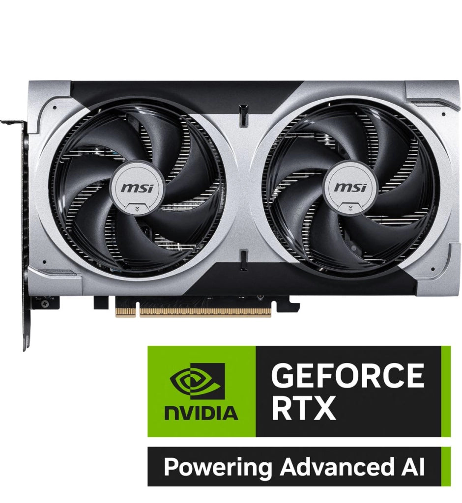 Msi ventus geforce rtx 5060 ti 16g 2x oc plus nvidia 16 gb gddr7 - RTX 5060 TI 16G VENTUS 2X OC +