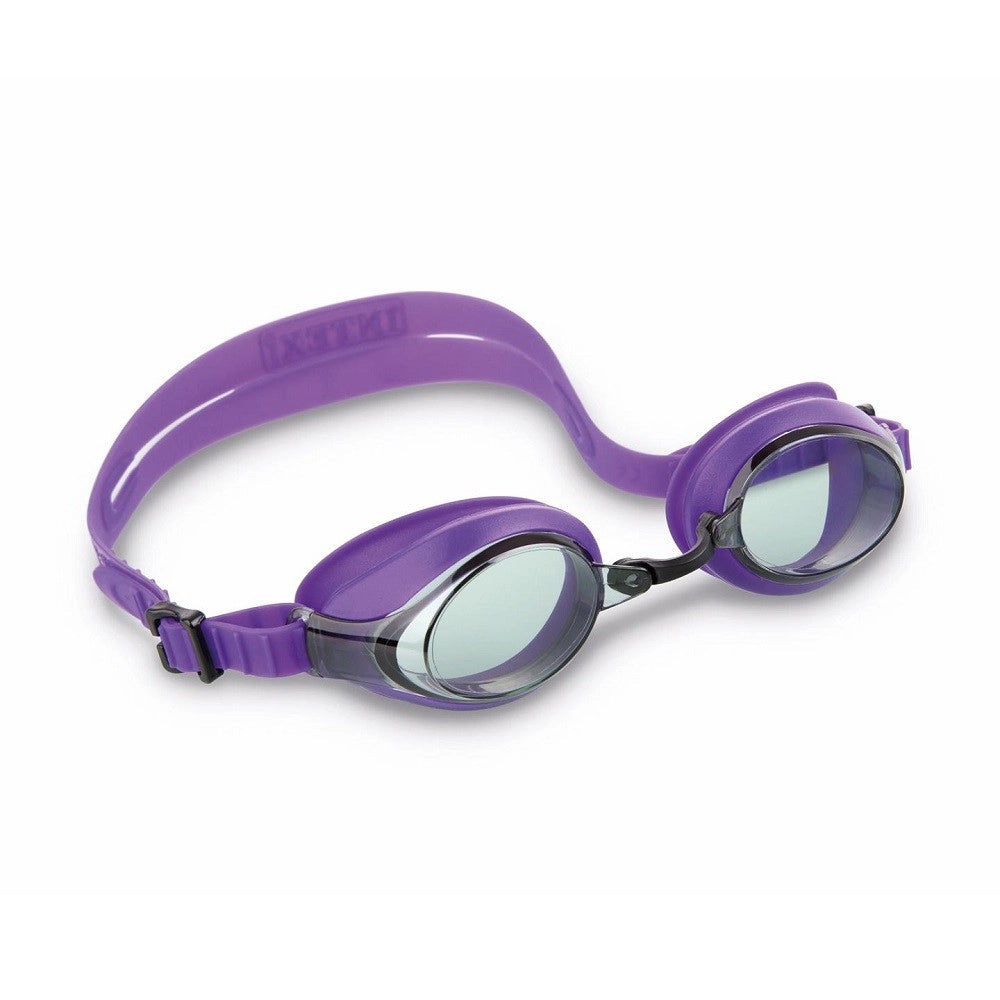 Trade Shop - Occhialini Racing Da Sport Nuoto Lente Anti Uv Antiappannamento Colori Ass 55691 -