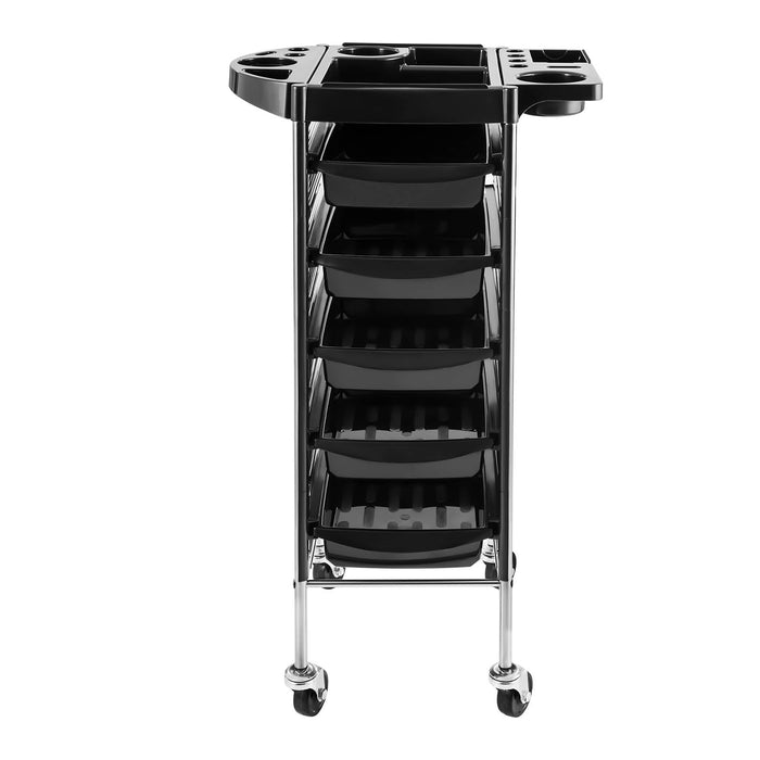 Tavolo da servizio parrucchiere 91 cm nero 14_0007819