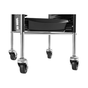 Tavolo da servizio parrucchiere 91 cm nero 14_0007819